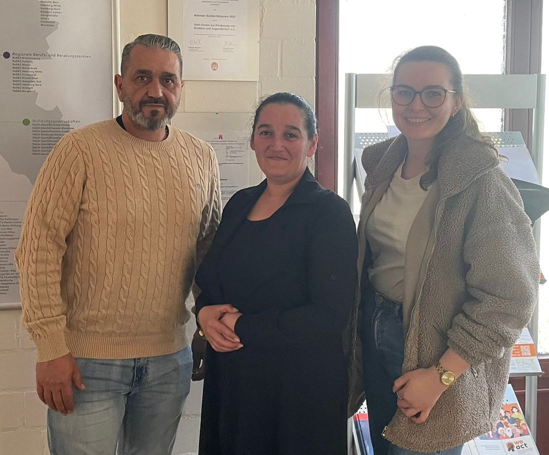 Besuch von Heimatlicht im Sinti-Verein